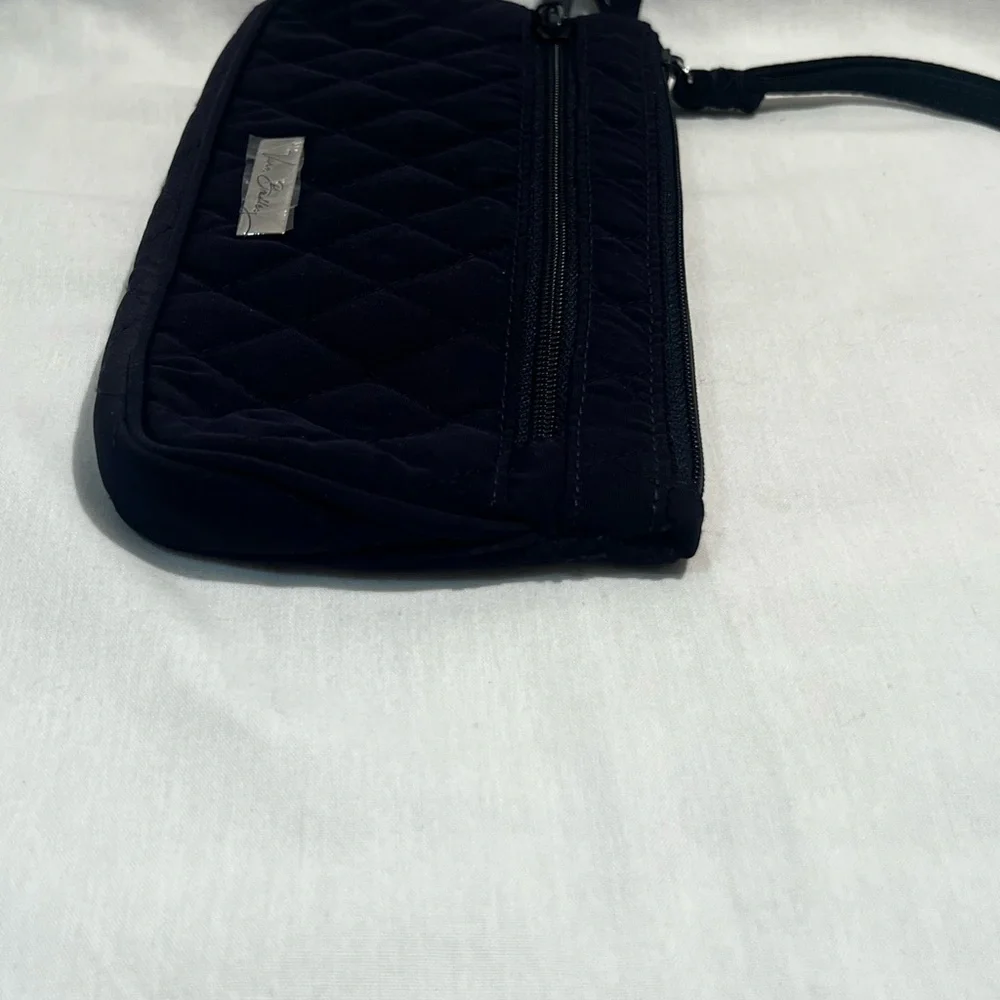 Vera Bradley Quilted Classic Navy Wristlet